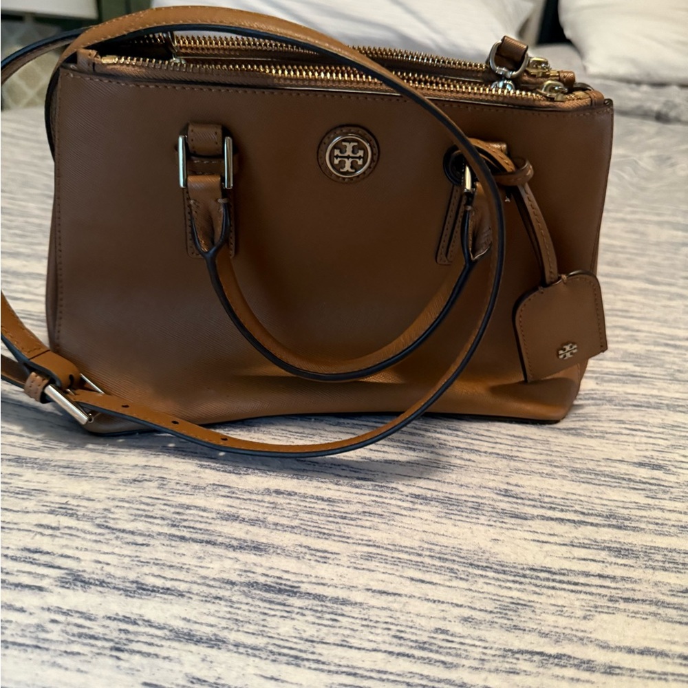 Tory Burch Tan Leather Satchel